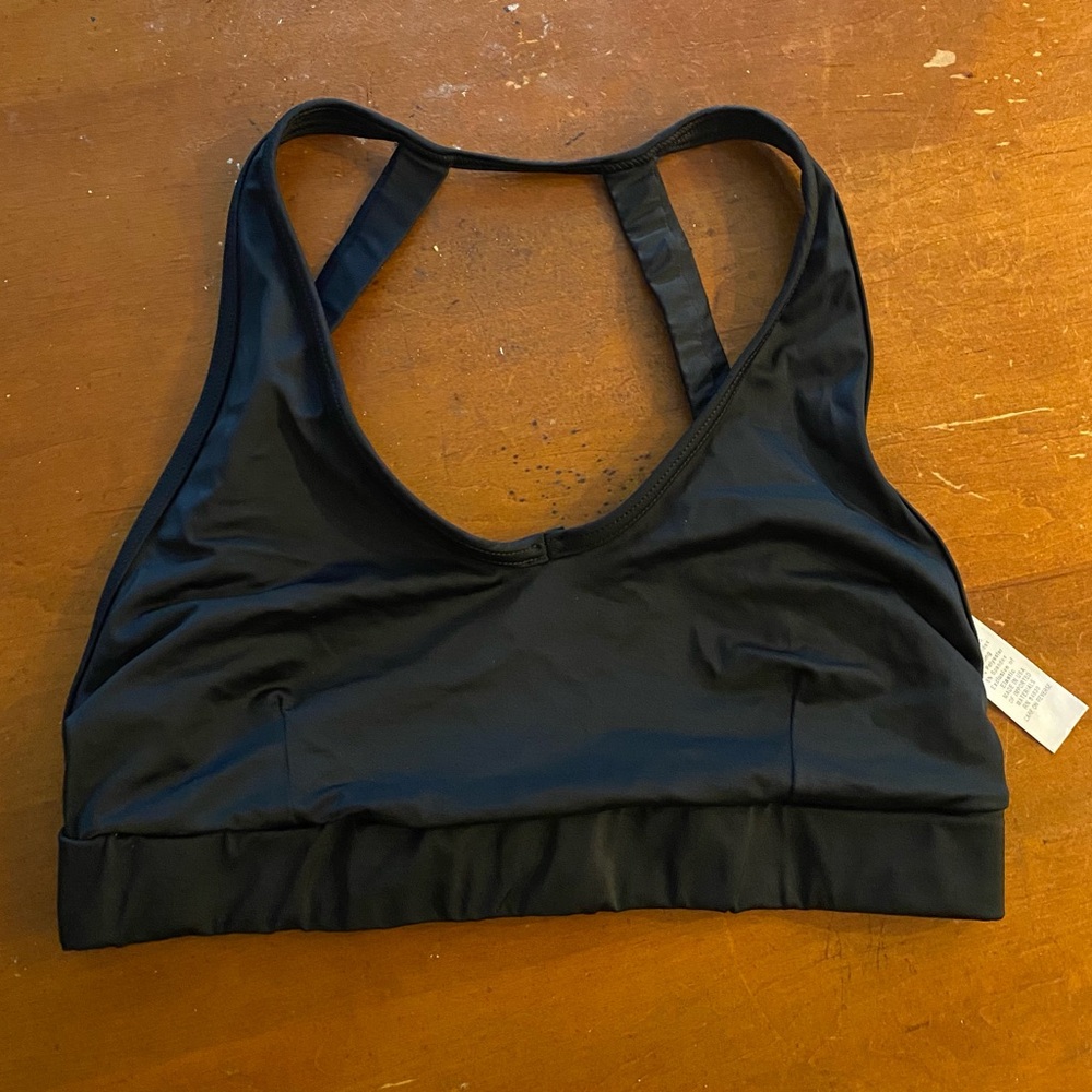 Balera Black Open Back Bra Top Dance Dancewear